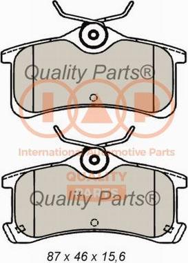 IAP QUALITY PARTS 704-17184X - Kit de plaquettes de frein, frein à disque cwaw.fr