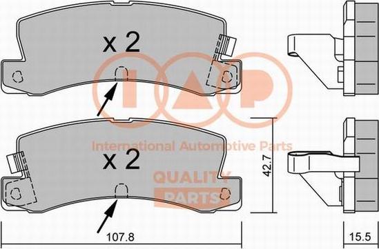 Kaishin FK2165 - Kit de plaquettes de frein, frein à disque cwaw.fr