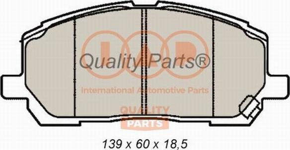 IAP QUALITY PARTS 704-17130 - Kit de plaquettes de frein, frein à disque cwaw.fr