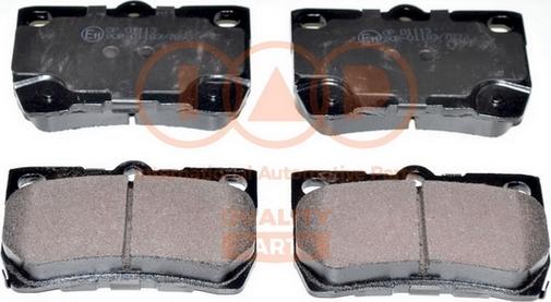 IAP QUALITY PARTS 704-17123 - Kit de plaquettes de frein, frein à disque cwaw.fr