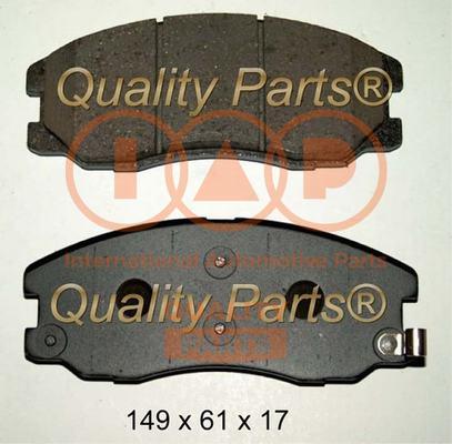 IAP QUALITY PARTS 704-20090 - Kit de plaquettes de frein, frein à disque cwaw.fr