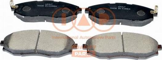 IAP QUALITY PARTS 704-20046 - Kit de plaquettes de frein, frein à disque cwaw.fr