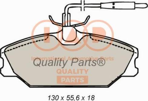 IAP QUALITY PARTS 704-20000X - Kit de plaquettes de frein, frein à disque cwaw.fr