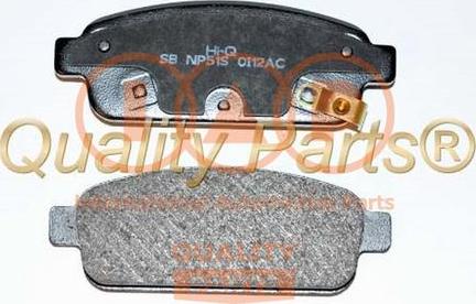 IAP QUALITY PARTS 704-20102 - Kit de plaquettes de frein, frein à disque cwaw.fr