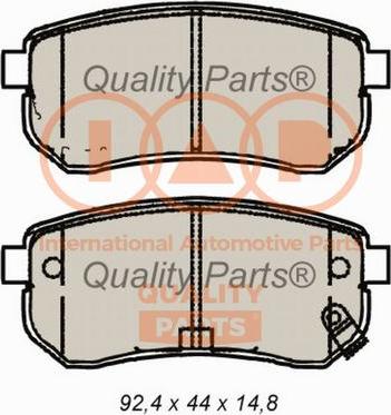 IAP QUALITY PARTS 704-21091 - Kit de plaquettes de frein, frein à disque cwaw.fr