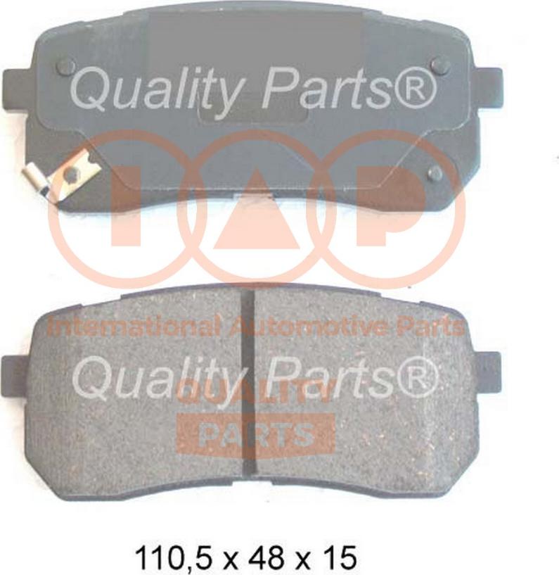 IAP QUALITY PARTS 704-21054G - Kit de plaquettes de frein, frein à disque cwaw.fr