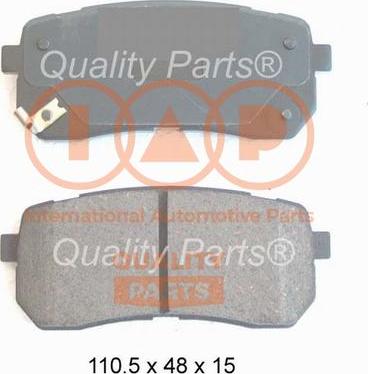 IAP QUALITY PARTS 704-21054 - Kit de plaquettes de frein, frein à disque cwaw.fr