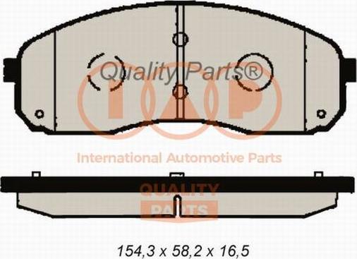 IAP QUALITY PARTS 704-21052X - Kit de plaquettes de frein, frein à disque cwaw.fr