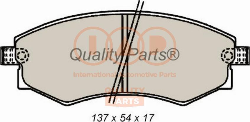 IAP QUALITY PARTS 704-21065G - Kit de plaquettes de frein, frein à disque cwaw.fr