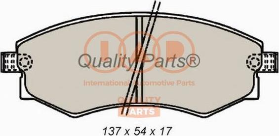 IAP QUALITY PARTS 704-21065 - Kit de plaquettes de frein, frein à disque cwaw.fr