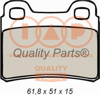 IAP QUALITY PARTS 704-21011 - Kit de plaquettes de frein, frein à disque cwaw.fr