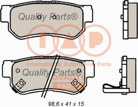 IAP QUALITY PARTS 704-21089X - Kit de plaquettes de frein, frein à disque cwaw.fr