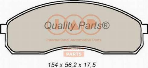 IAP QUALITY PARTS 704-21082X - Kit de plaquettes de frein, frein à disque cwaw.fr