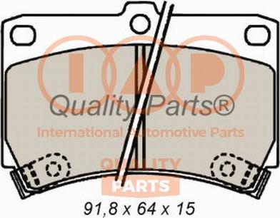 IAP QUALITY PARTS 704-21070X - Kit de plaquettes de frein, frein à disque cwaw.fr