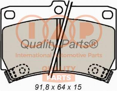 IAP QUALITY PARTS 704-21070 - Kit de plaquettes de frein, frein à disque cwaw.fr