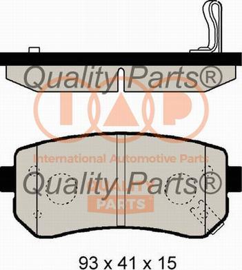 IAP QUALITY PARTS 704-21073X - Kit de plaquettes de frein, frein à disque cwaw.fr