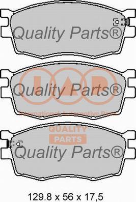 IAP QUALITY PARTS 704-21072G - Kit de plaquettes de frein, frein à disque cwaw.fr