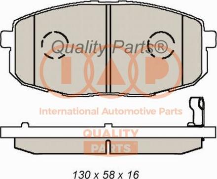 IAP QUALITY PARTS 704-21077 - Kit de plaquettes de frein, frein à disque cwaw.fr