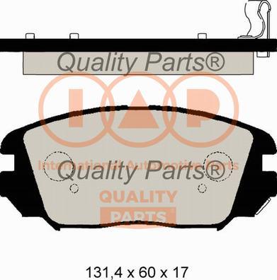 IAP QUALITY PARTS 704-21110 - Kit de plaquettes de frein, frein à disque cwaw.fr