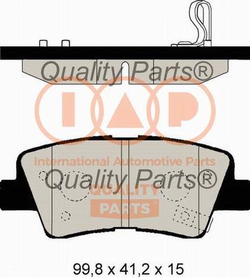 IAP QUALITY PARTS 704-21111G - Kit de plaquettes de frein, frein à disque cwaw.fr