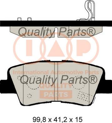 IAP QUALITY PARTS 704-21111 - Kit de plaquettes de frein, frein à disque cwaw.fr