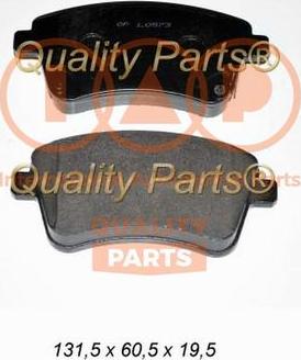 IAP QUALITY PARTS 704-21120 - Kit de plaquettes de frein, frein à disque cwaw.fr