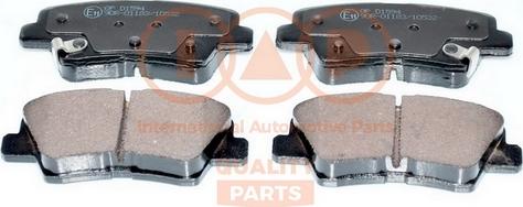 IAP QUALITY PARTS 704-21177 - Kit de plaquettes de frein, frein à disque cwaw.fr