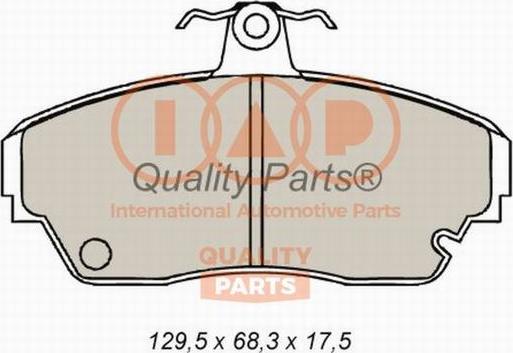 IAP QUALITY PARTS 704-22020G - Kit de plaquettes de frein, frein à disque cwaw.fr