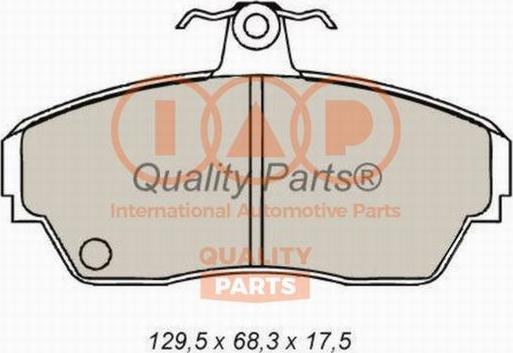 IAP QUALITY PARTS 704-22020X - Kit de plaquettes de frein, frein à disque cwaw.fr