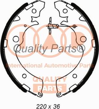 IAP QUALITY PARTS 705-06060 - Jeu de mâchoires de frein cwaw.fr