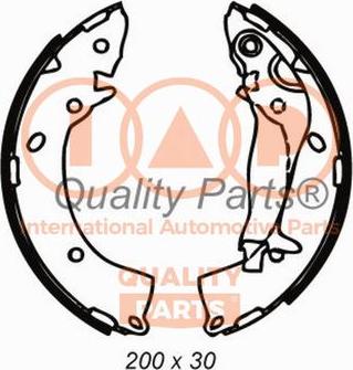 IAP QUALITY PARTS 705-07046 - Jeu de mâchoires de frein cwaw.fr