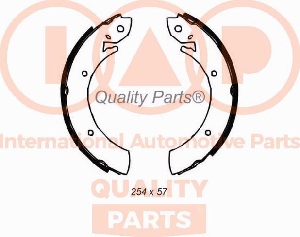 IAP QUALITY PARTS 705-13062 - Jeu de mâchoires de frein cwaw.fr