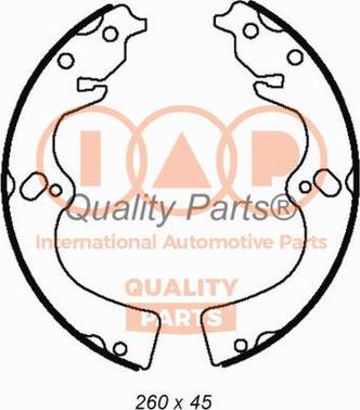 IAP QUALITY PARTS 705-19010 - Jeu de mâchoires de frein cwaw.fr