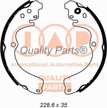 IAP QUALITY PARTS 705-15031 - Jeu de mâchoires de frein cwaw.fr