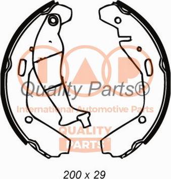 IAP QUALITY PARTS 705-16097 - Jeu de mâchoires de frein cwaw.fr