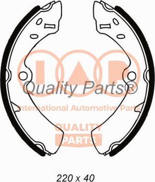 IAP QUALITY PARTS 705-16021 - Jeu de mâchoires de frein cwaw.fr