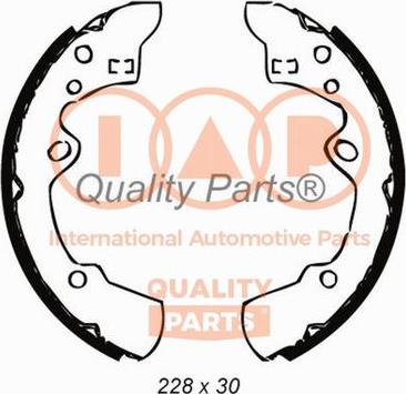 IAP QUALITY PARTS 705-11050 - Jeu de mâchoires de frein cwaw.fr