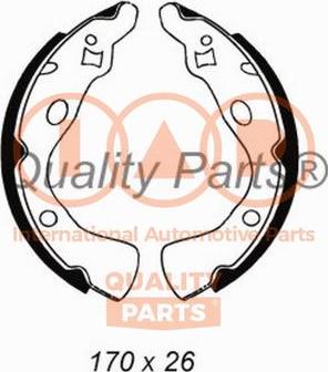 IAP QUALITY PARTS 705-11011 - Jeu de mâchoires de frein cwaw.fr