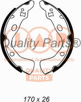 IAP QUALITY PARTS 705-11012 - Jeu de mâchoires de frein cwaw.fr