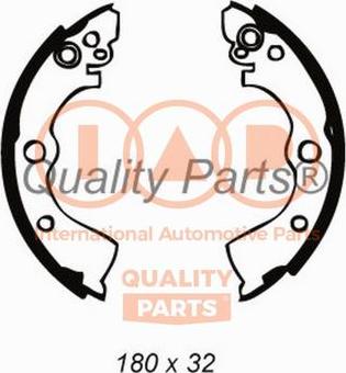 IAP QUALITY PARTS 705-13086 - Jeu de mâchoires de frein cwaw.fr