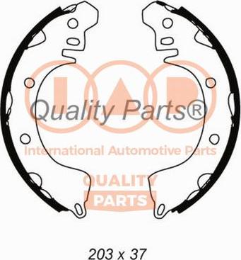 IAP QUALITY PARTS 705-12050 - Jeu de mâchoires de frein cwaw.fr