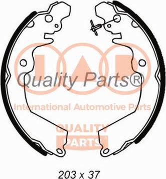 IAP QUALITY PARTS 705-12060 - Jeu de mâchoires de frein cwaw.fr