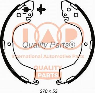 IAP QUALITY PARTS 705-12030 - Jeu de mâchoires de frein cwaw.fr