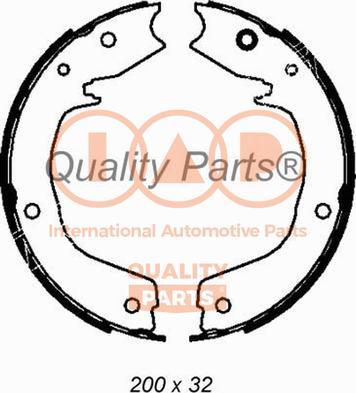 IAP QUALITY PARTS 705-12022 - Jeu de mâchoires de frein, frein de stationnement cwaw.fr