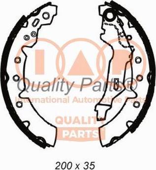 IAP QUALITY PARTS 705-17093 - Jeu de mâchoires de frein cwaw.fr