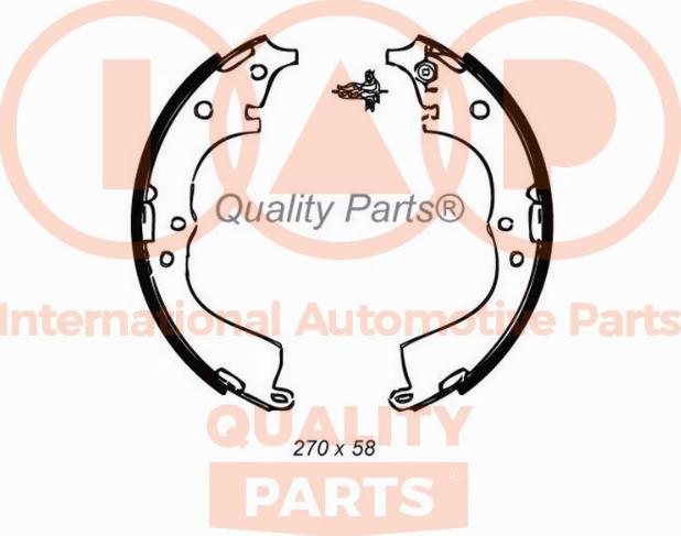 IAP QUALITY PARTS 705-17061 - Jeu de mâchoires de frein cwaw.fr