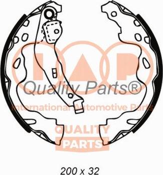 IAP QUALITY PARTS 705-17001 - Jeu de mâchoires de frein cwaw.fr