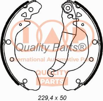 IAP QUALITY PARTS 705-20070 - Jeu de mâchoires de frein cwaw.fr