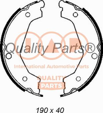 IAP QUALITY PARTS 705-21083 - Jeu de mâchoires de frein, frein de stationnement cwaw.fr