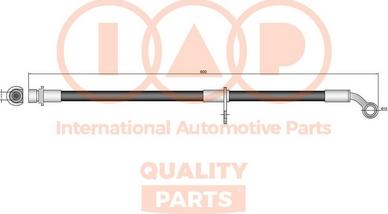 IAP QUALITY PARTS 708-06063 - Flexible de frein cwaw.fr